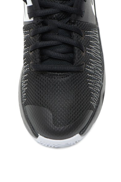 Nike Pantofi sport de piele si plasa, cu logo Team Hustle Quick Baieti