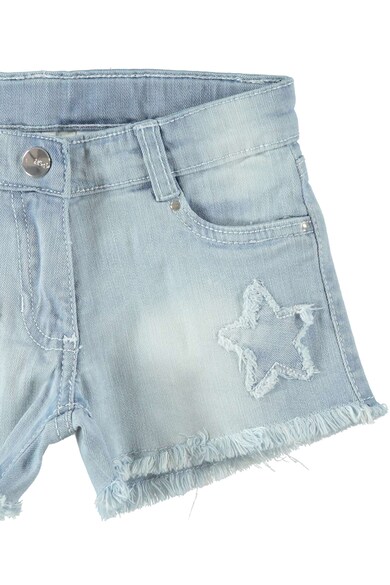 iDO Kids Pantaloni scurti din denim cu stele brodate Fete