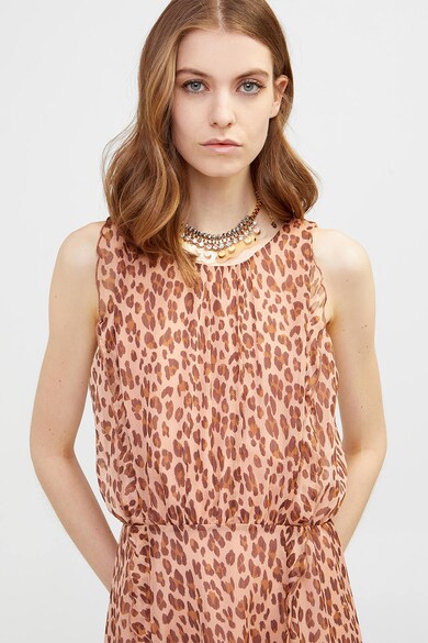 Motivi Rochie evazata cu animal print Femei