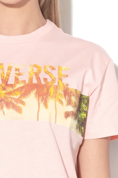 Converse Тениска с лого и тропическа щампа Жени