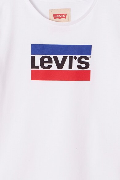 Levi's Kids Mintás póló aszimmetrikus alsó szegéllyel Lány