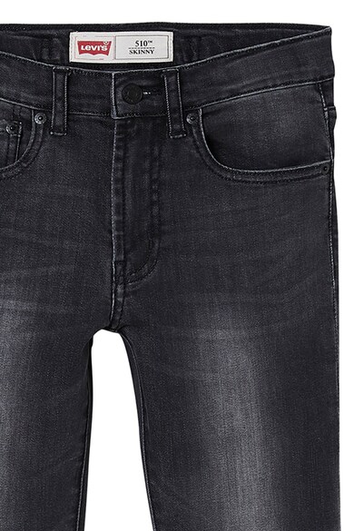 Levi's Kids Blugi skinny cu detalii cu aspect decolorat 510™ Baieti