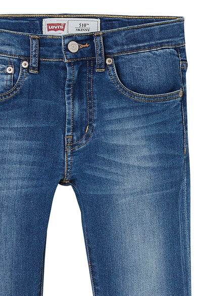 Levi's Kids Blugi skinny cu detalii cu aspect decolorat 510™ Baieti