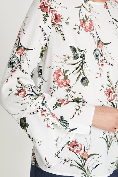 KOTON Флорална блуза с разкроени маншети Жени