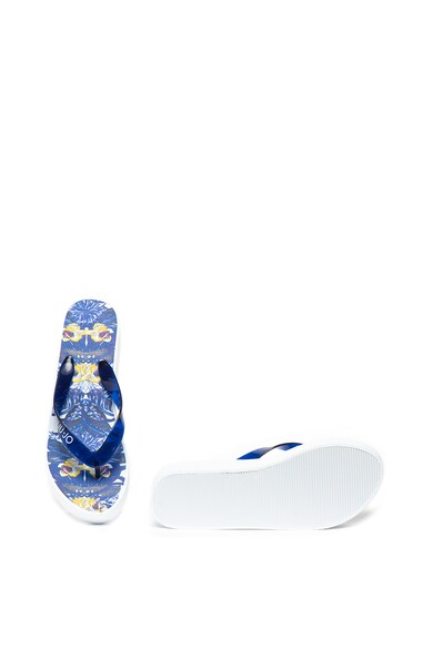 Liu Jo Papuci flip flop wedge cu model floral Femei