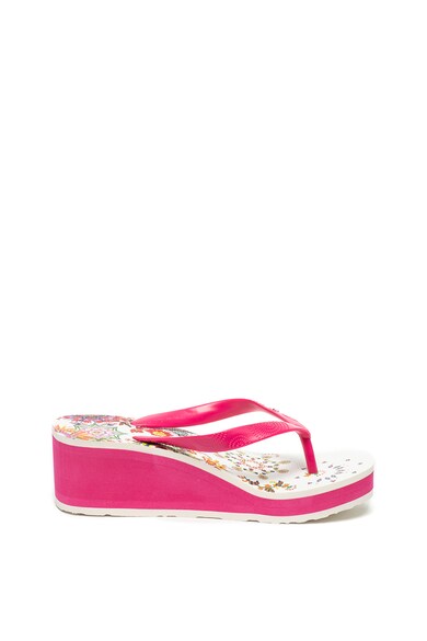 DESIGUAL Lola virágmintás telitalpú flip-flop papucs női