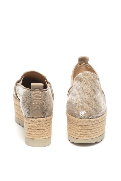 Guess Espadrile flatform cu paiete Femei