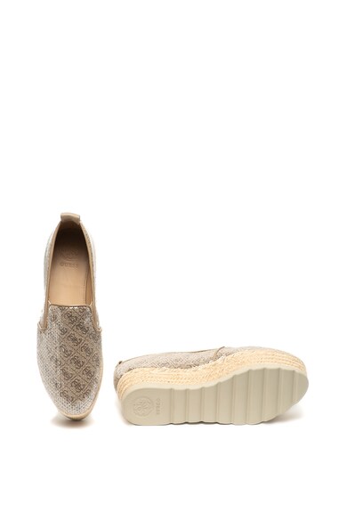 Guess Espadrile flatform cu paiete Femei