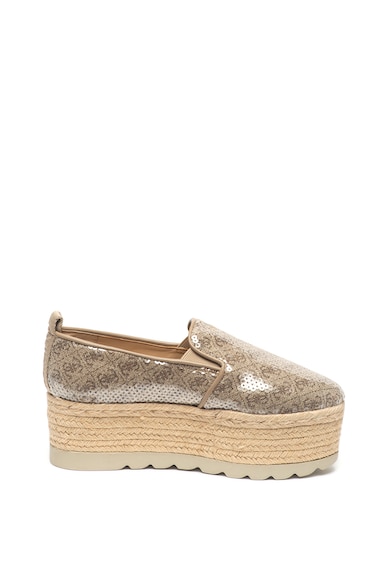 Guess Espadrile flatform cu paiete Femei