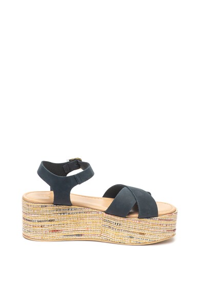 Zee Lane Sandale wedge de piele nabuc Nabila Femei