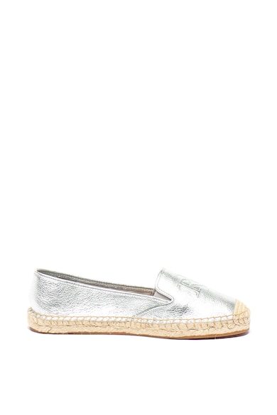 Lauren Ralph Lauren Espadrile de piele cu aspect metalizat Destini Femei