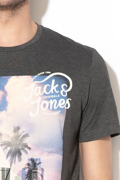 Jack & Jones Stuunt kerek nyakú mintás póló férfi