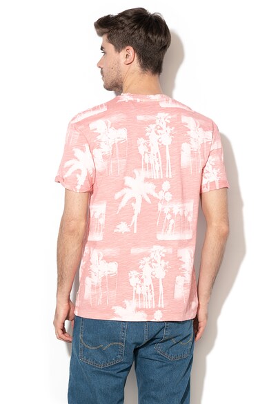 Jack & Jones Tricou regular fit cu model tropical Palm Barbati