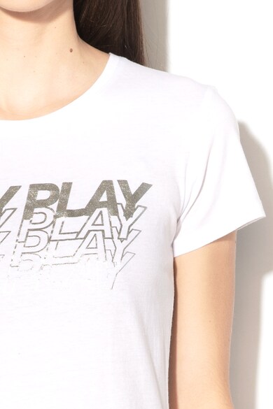 Only Play Tricou cu imprimeu text Marina Femei