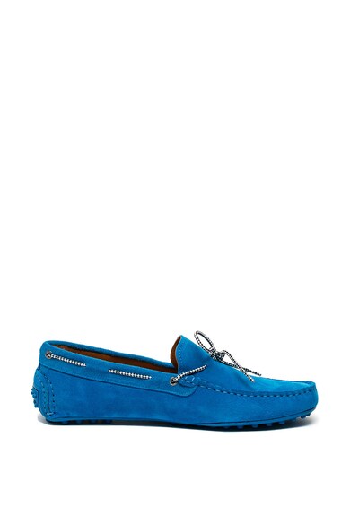 Trussardi Jeans Pantofi loafer de piele intoarsa cu snur contrastant Barbati