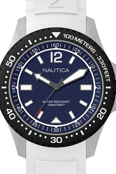 Nautica Кварцов часовник с релефно лого Мъже
