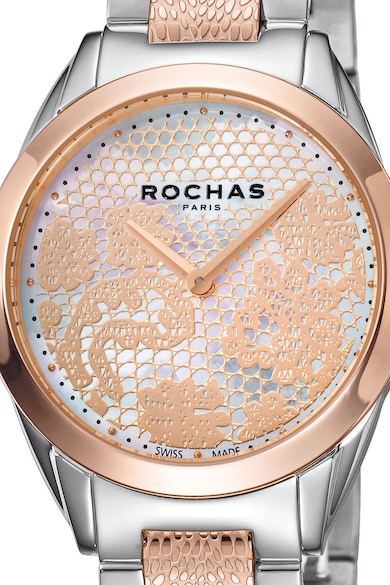 ROCHAS PARIS Ceas analog cu bratara metalica Femei