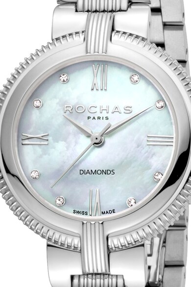 ROCHAS PARIS Овален часовник с диаманти Жени