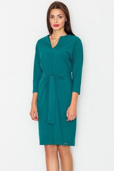 Rochie de zi model 77106 - Verde
