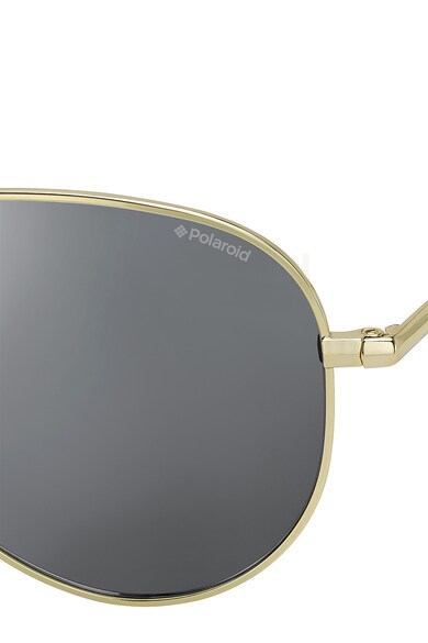 Polaroid Ochelari de soare aviator unisex, cu lentile polarizate, tip oglinda Femei