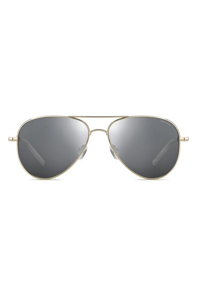 Polaroid Ochelari de soare aviator unisex, cu lentile polarizate, tip oglinda Femei