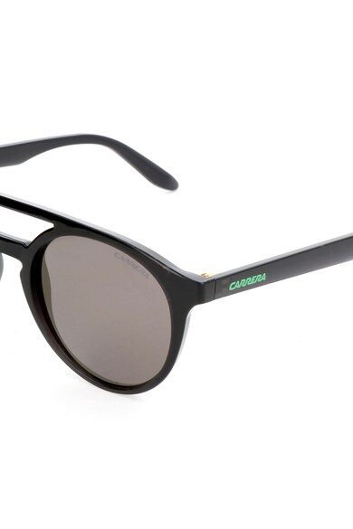 Carrera Ochelari de soare unisex, in degrade, cu rama rotunda Barbati