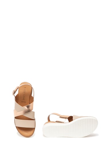 Zee Lane Sandale wedge cu barete multiple, de piele Femei