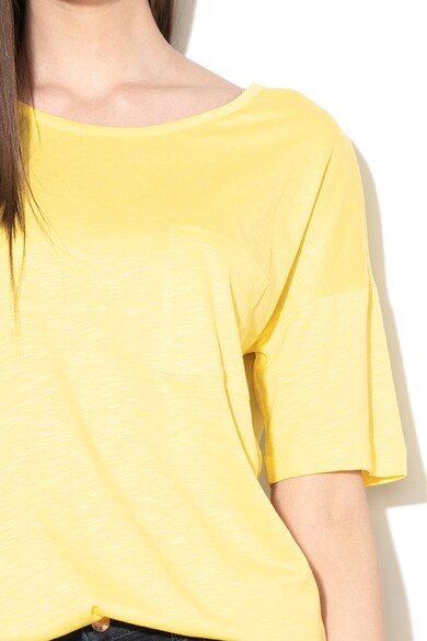 EDC by Esprit Modáltartalmú póló aszimmetrikus alsó szegéllyel női
