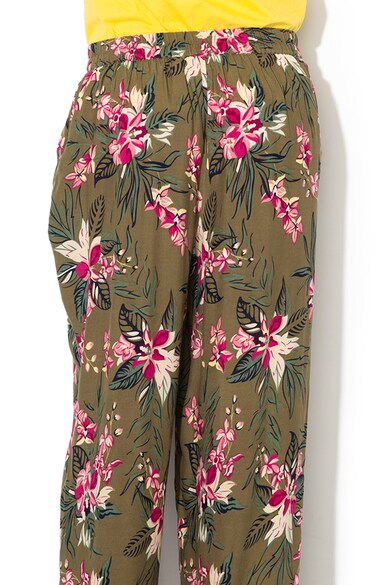 Vero Moda Pantaloni cu croiala ampla si model floral Havana Femei