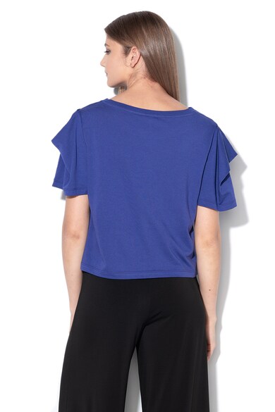 United Colors of Benetton Tricou crop din amestec de modal Femei