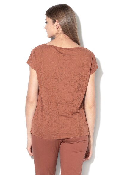 Sisley Tricou cu imprimeu si aspect decolorat Femei