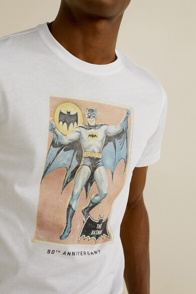 Mango Тениска Batman с щампа Мъже