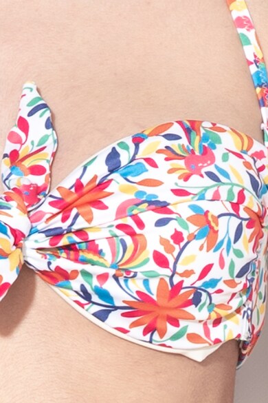 Undercolors of Benetton Cancun virágmintás fürdőruha felső női