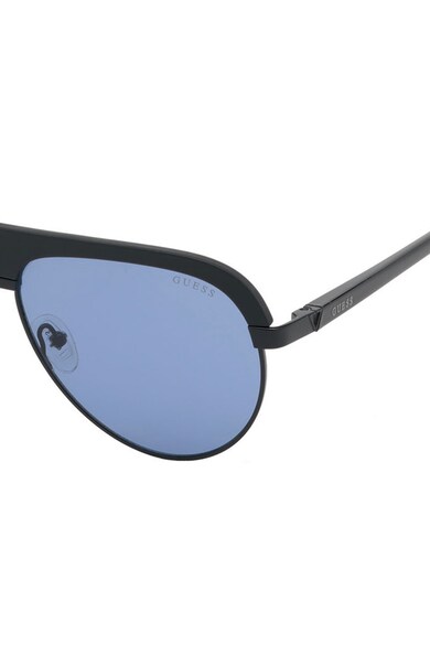 GUESS Ochelari de soare aviator cu rama de metal Barbati