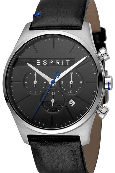 Esprit Chrono bőrszíjas karóra férfi