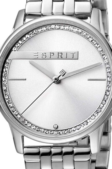 Esprit Ceas rotund decorat cu cristale zirconia Femei