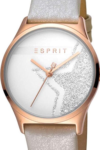 Esprit Ceas analog cu o curea de piele Femei