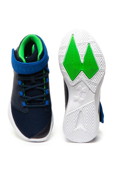 Under Armour Pantofi sport de piele, cu insertie de plasa BGS Get B Zee Baieti