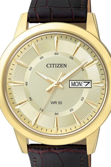 Citizen Ceas quartz cu o curea de piele Barbati