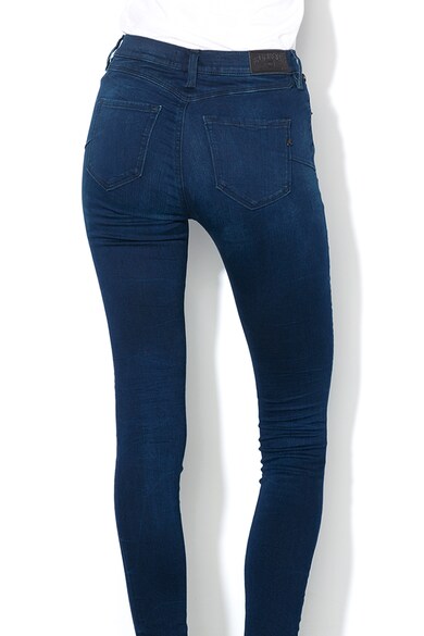 Replay Blugi skinny din material elastic, cu fermoar decorativ Zackie Femei