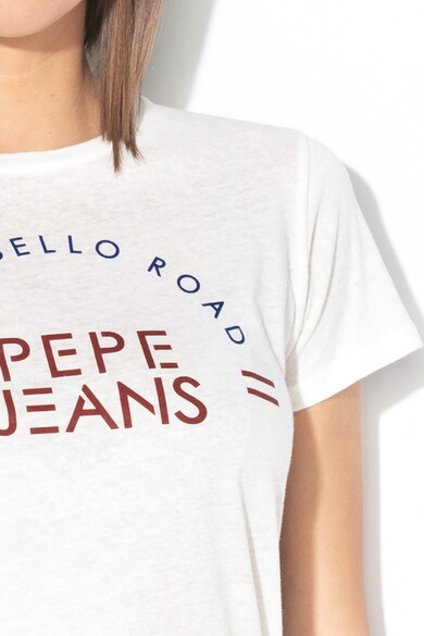 Pepe Jeans London Adalyn logómintás kerek nyakú póló női