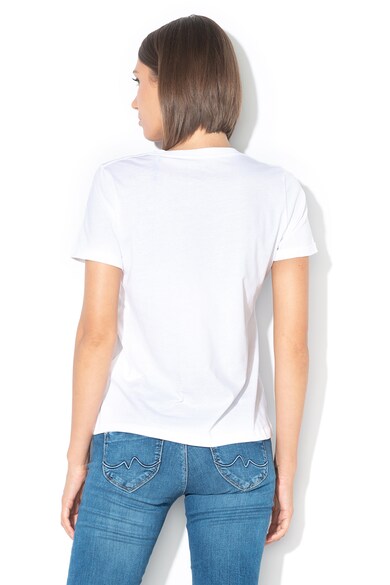 Pepe Jeans London Tricou din bumbac organic cu imprimeu grafic Adette Femei