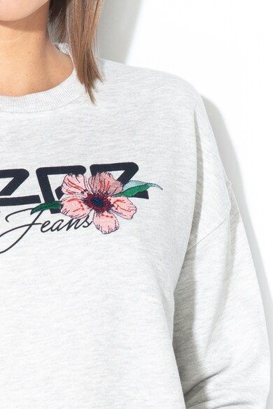 Pepe Jeans London Bluza sport cu imprimeu floral si logo Bahira Femei