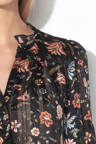 Pepe Jeans London Camasa transparenta cu model floral Freya Femei