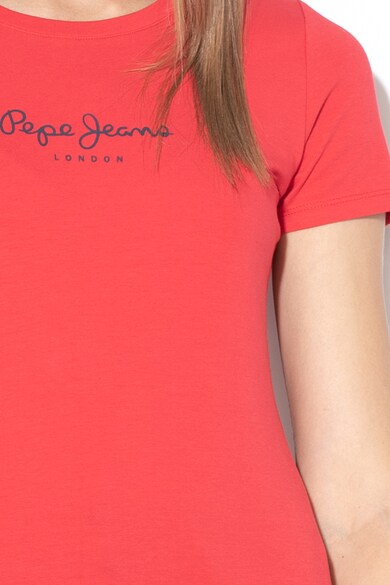 Pepe Jeans London Tricou cu imprimeu logo Virginia Femei