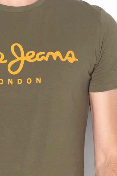 Pepe Jeans London Tricou slim fit cu imprimeu logo Original Barbati