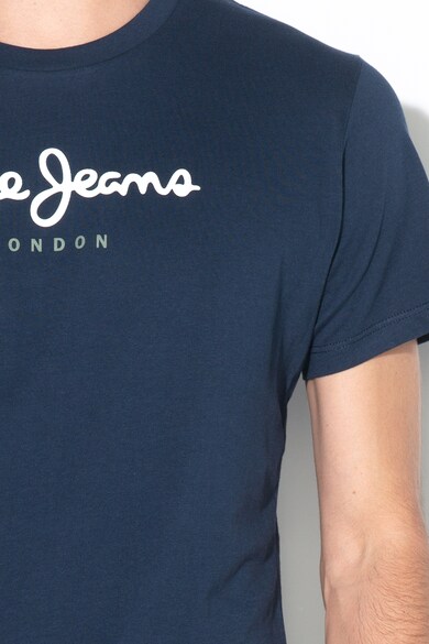 Pepe Jeans London Eggo logómintás pamutpóló férfi