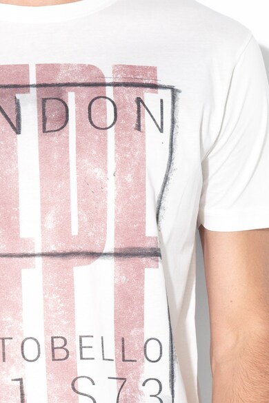 Pepe Jeans London Tricou lejer cu imprimeu logo si decolteu la baza gatului Jacson Barbati