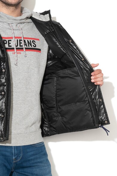 Pepe Jeans London Eugenio bélelt télikabát kapucnival férfi