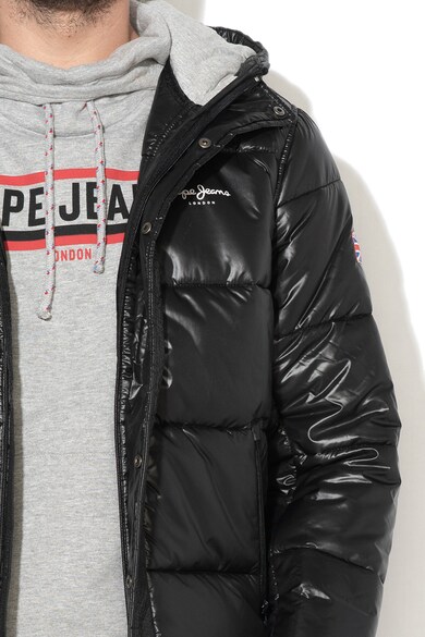 Pepe Jeans London Eugenio bélelt télikabát kapucnival férfi
